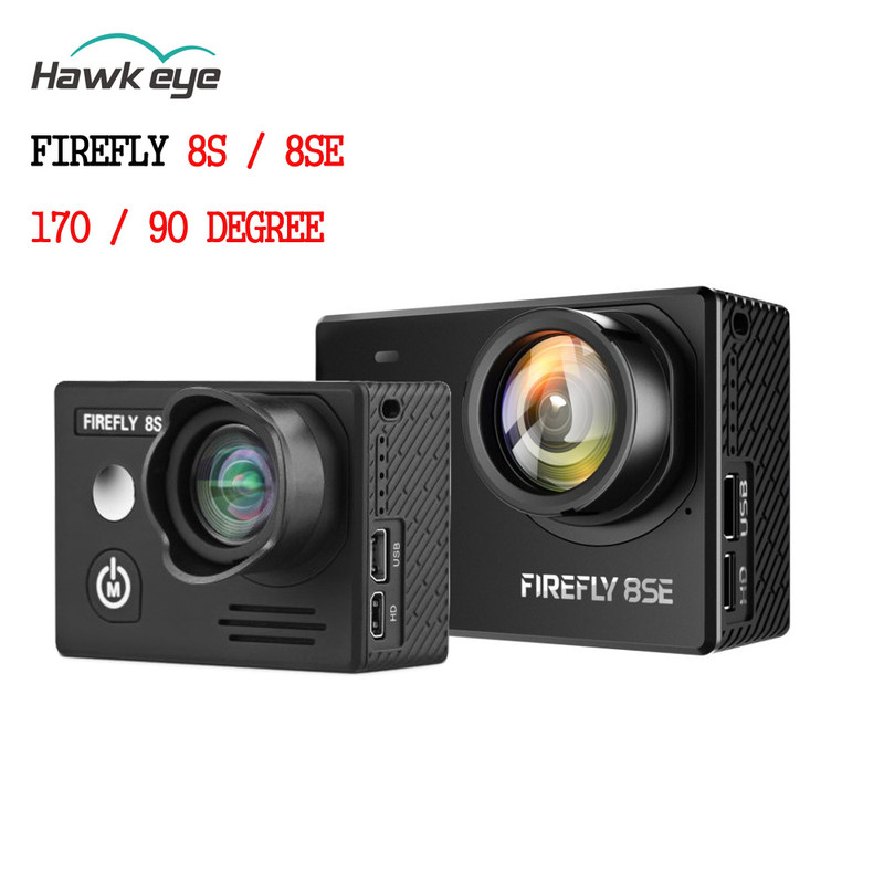 QinMSY Hawkeye Firefly 8se / 8s 4k 90 Degree / 170 Degree Screen Wifi Fpv Action Camera Sports Cam R
