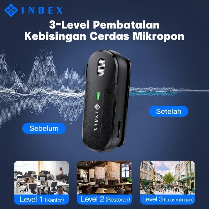 INBEX M8 Mikrofon Wirless Lavalier Microphone Mic Clip-on Plug&Play TK