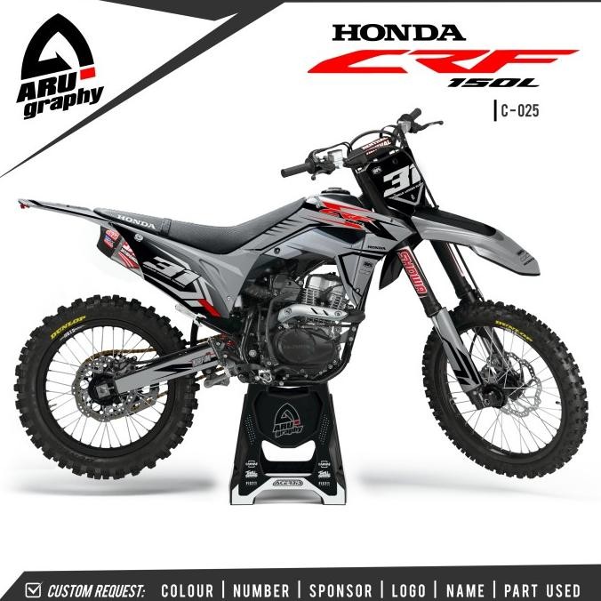 Promo Decal CRF 150 L Full Body abu abu A 25 COD