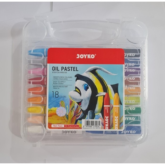 

(12 Set) Crayon Joyko 18 Warna