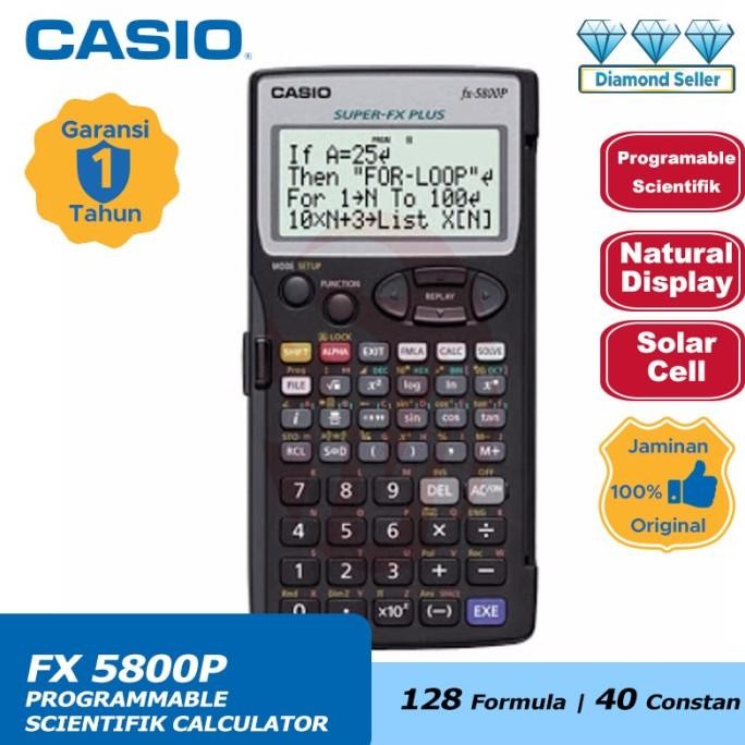 

KALKULATOR CASIO FX 5800P