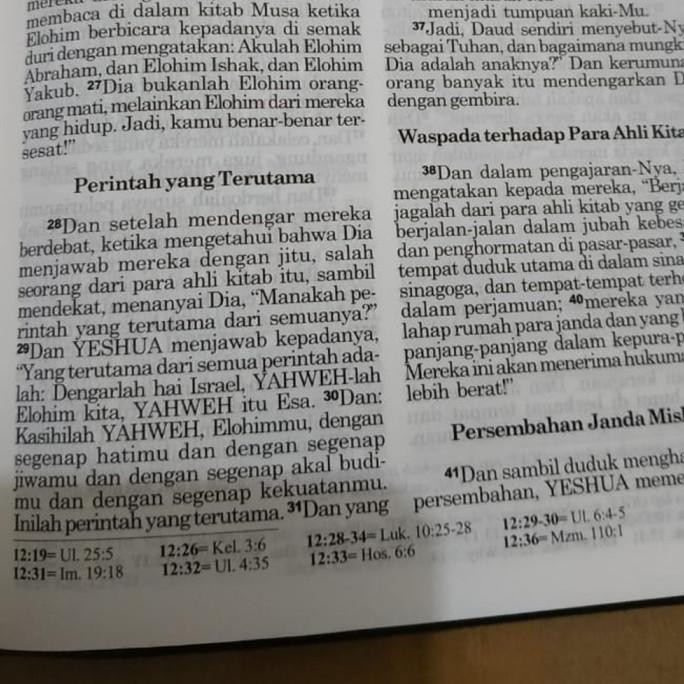 NEW PRODUK ALKITAB ILT EDISI 4 YALENSA - INDONESIAN LITERAL TRANSLATION 