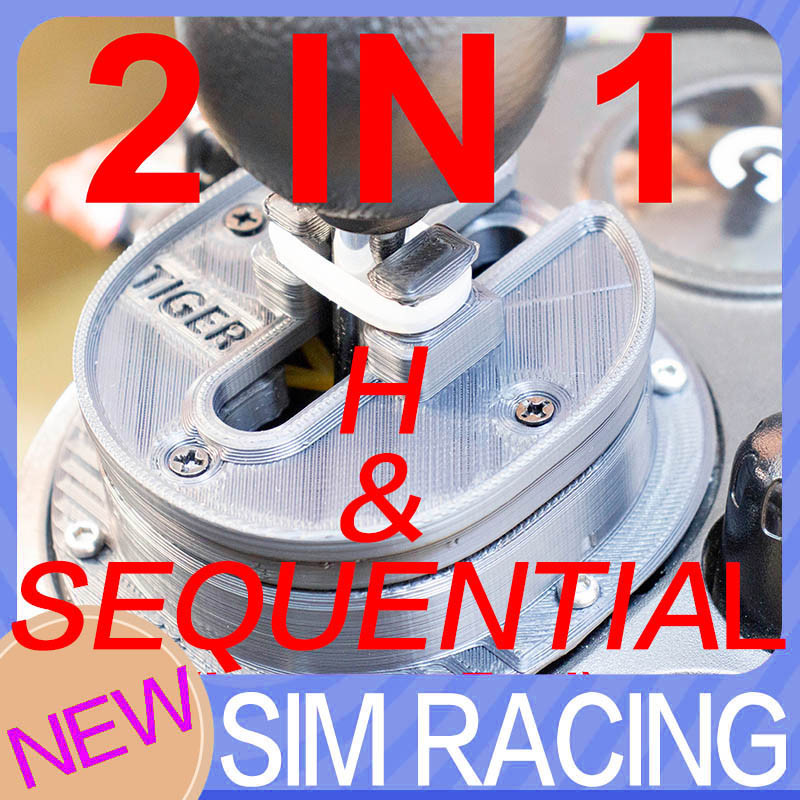 YHS logitech G29 logitech G27 G923 Gear Shifter Mod Improve feel SIM RACING SEQUENTIAL SHIFTER MOD 2