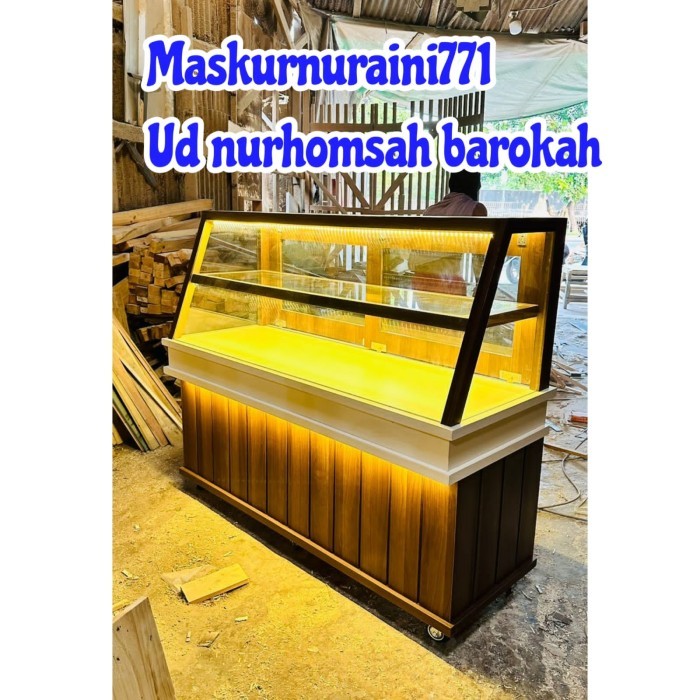 etalase roti bakery / etalase roti hpl / booth bakery