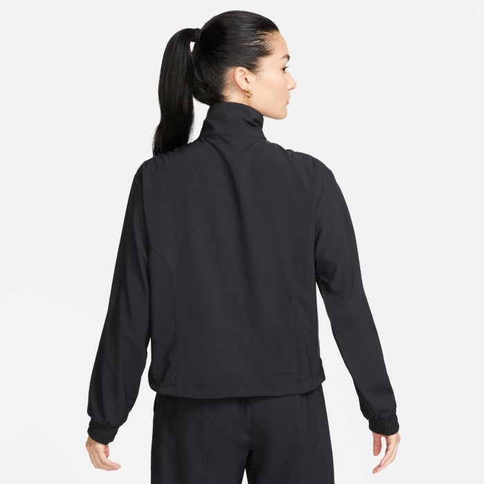 Terbaru (100% Original) Nike Women Training Dri-Fit One Jacket Jaket Fitness Wanita Black White