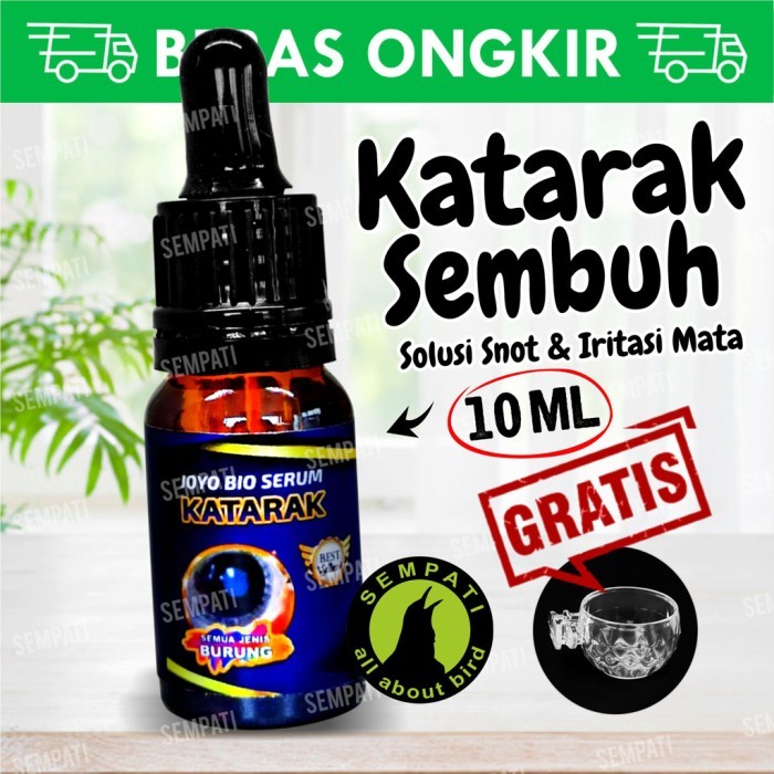Obat mata katarak burung murai lovebird kenari joyo bio serum katarak