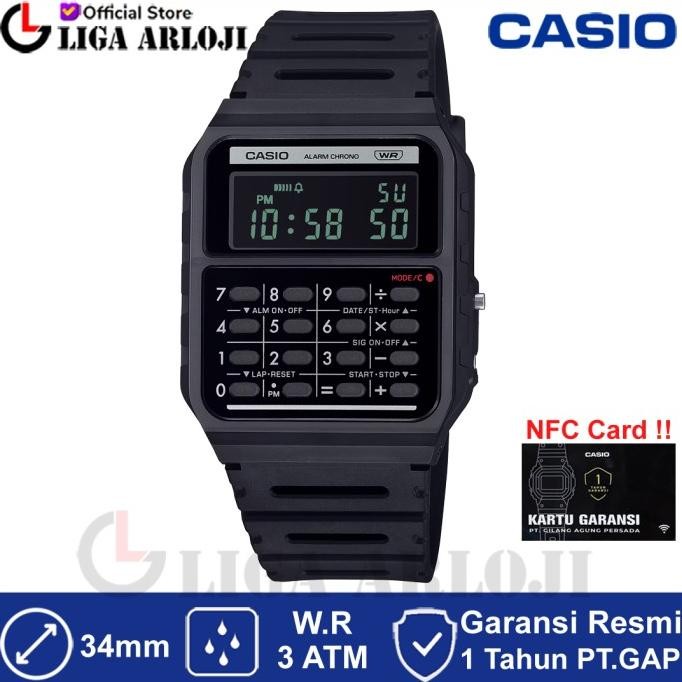 

CASIO CA-53WB-1BDF Jam Tangan Calculator / Kalkulator Hitam CA53WB CA-53WB-1B CA53