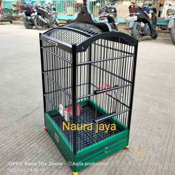 Kandang Kotak Oriq Jaya Kombinasi Hijau Candy