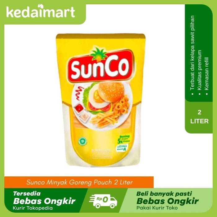 

Sunco Minyak Goreng Pouch 2 L Best Seller