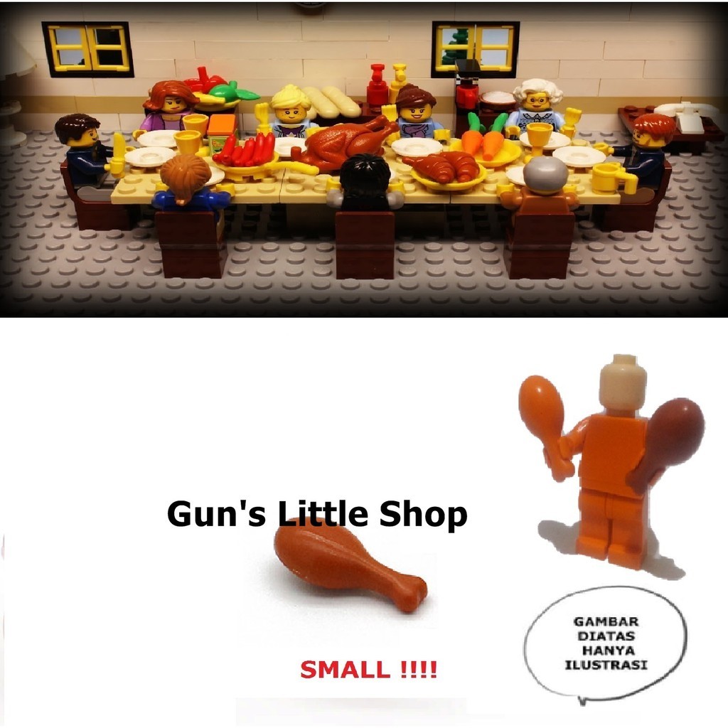 Mini Action Figure - Accessories Turkey Meat Daging Ayam Kalkun loose