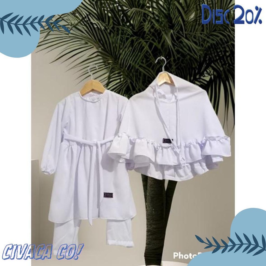 Baju Manasik Anak Tk/Paud  /  Gamis Anak Perempuan Terlengkap Dan Termurah