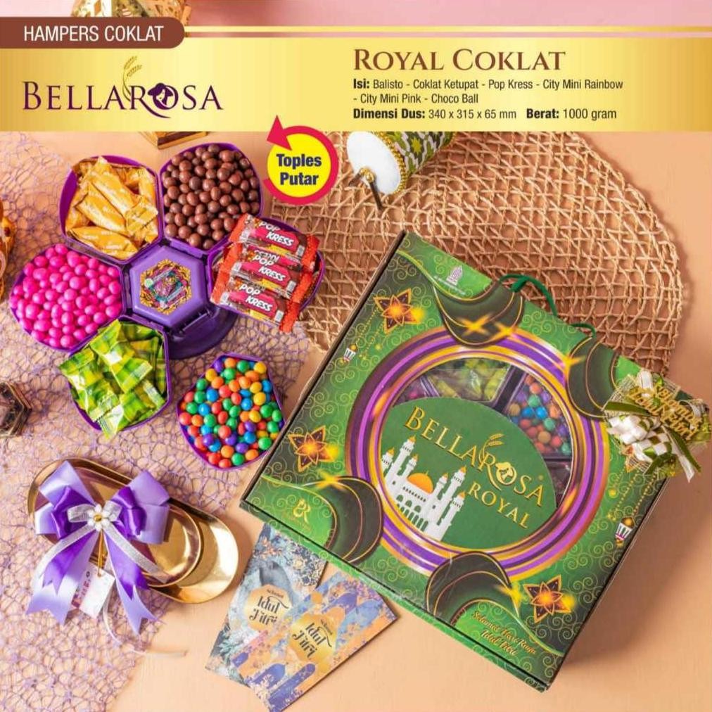 

ul-64 PARSEL RAMADAN PAKET ROYAL COKLAT TOPLES PUTAR KUE KERING BELLAROSA PAKET ROYAL Original