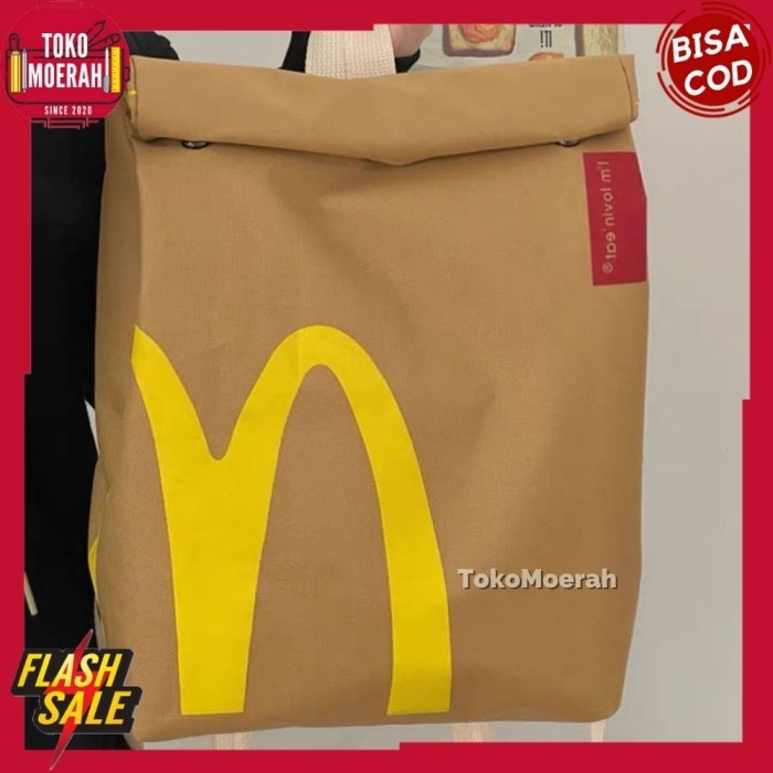 Terbaru Tas Ransel Mcd Tas Fashion Sekolah Ransel Mcd Lucu Unik Tas Bungkus Mcd Unik Best Seller