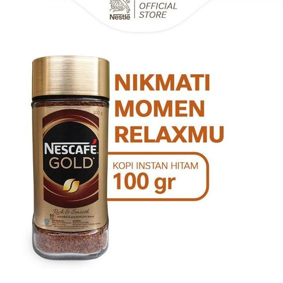

NESCAFE Gold Kopi Instan Kopi Hitam 100g Jar