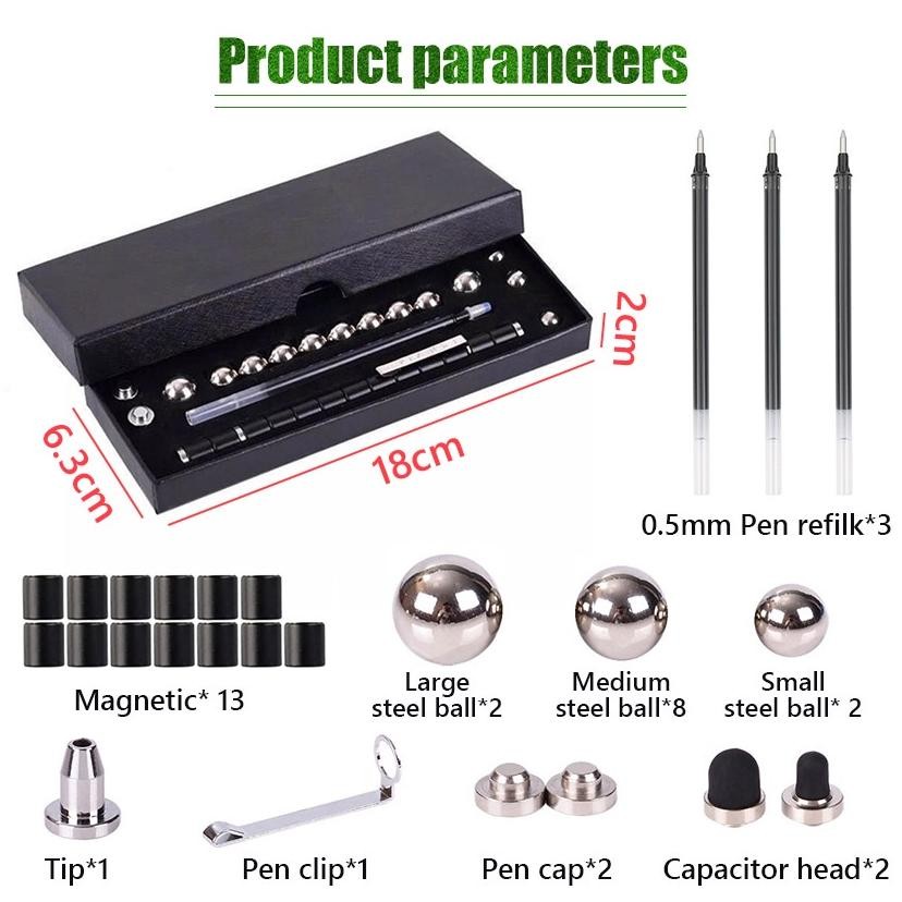 

Original Pena Polar Magnetik Magnetic Metal Pen Pena Mainan Magnet Pen Logam Dekompresi Kreatif Multifungsi Decompression Multi-Function Writing Magnet Ballpoint Pen Pena Hadiah Bagus Pena Bongkar Pasang Untuk Anak Laki-Laki Dan Perempuan Diskon