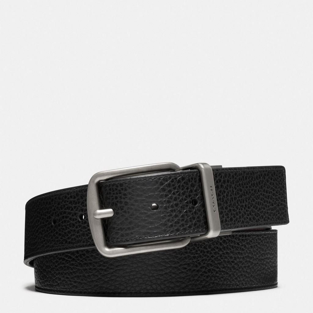 Coach Harness Buckle Cut To Size Reversible Belt, 38 Mm - Sabuk Pria