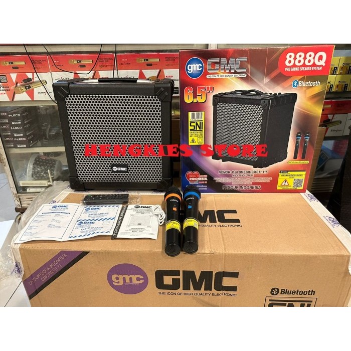 SPEAKER GMC 888Q PORTABLE BLUETOOTH Terbaru Berkualitas
