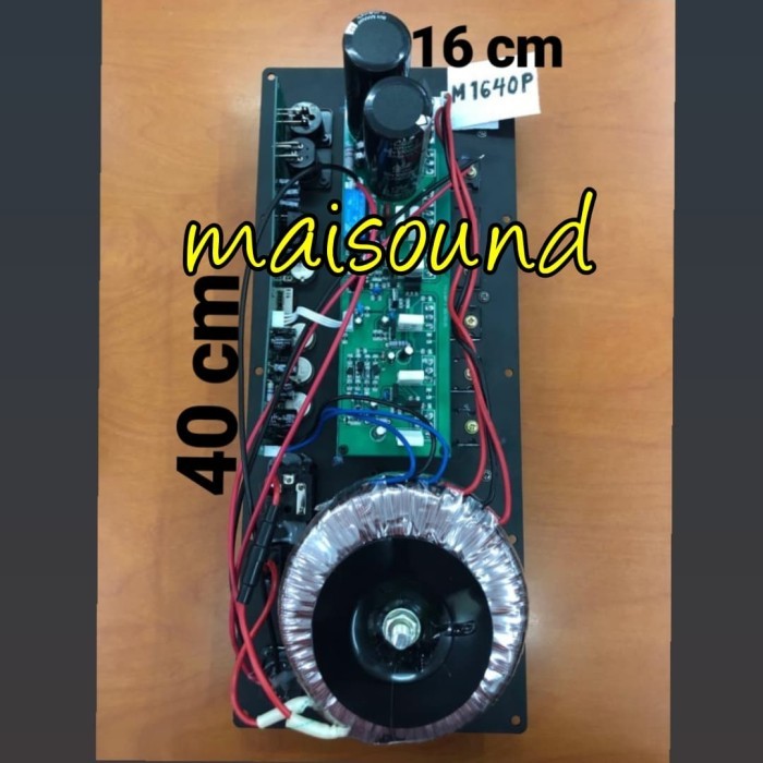 POWER KIT SPEAKER AKTIF MODEL PRO AUDIO PLUS LINK OUTPUT 16x40 CM 1250 Terbaru Berkualitas