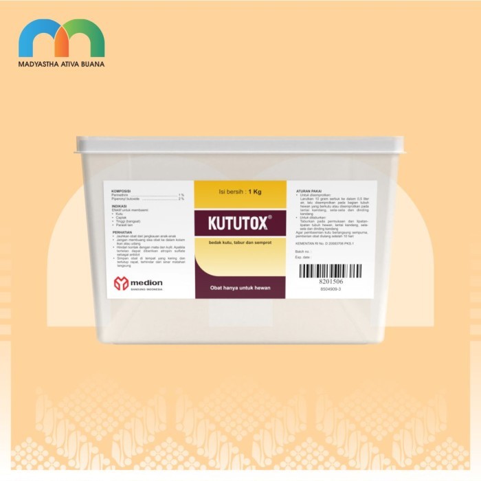 Obat Ayam Kututox Spray 1 Kg Medion