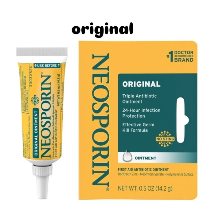 Neosporin Dual Action P. Relief Ointment - Salep Luka Anti Perih