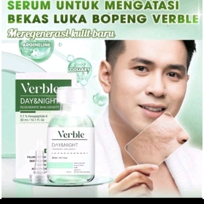 VERBLE Serum Bekas Luka Berlubang VERBLE meregenerasi kulit baru