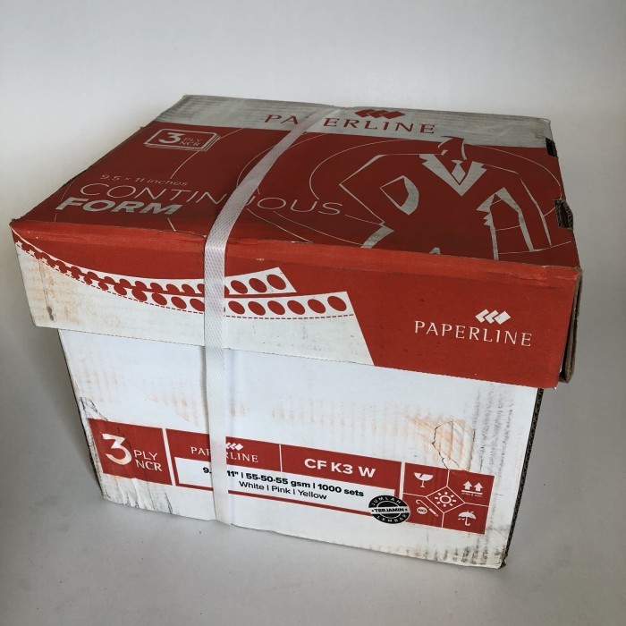 

terbaru !!! continuous form 3 ply warna kertas komputer paperline k3 warna ready