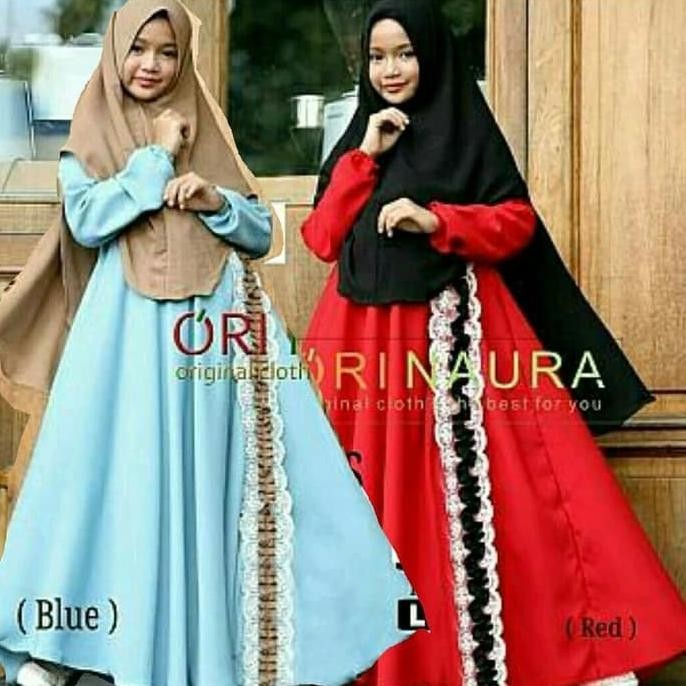 Wulan Kids 8Th-12Th Baju Muslim Anak Perempuan Gamis Anak Perempuan Novitaasni3