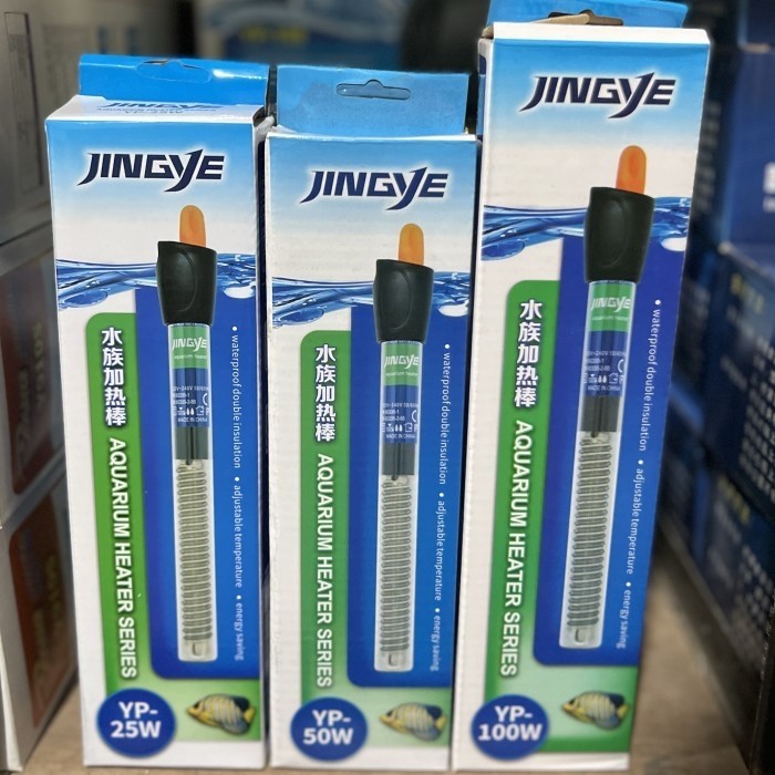 PROMO Heater Aquarium YP - 25Watt, 50Watt, 100Watt JINGYE Penghangat Air