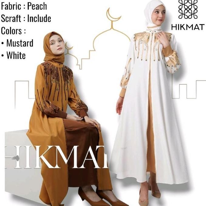 Abaya Hikmat Fashion Original A5544 Original
