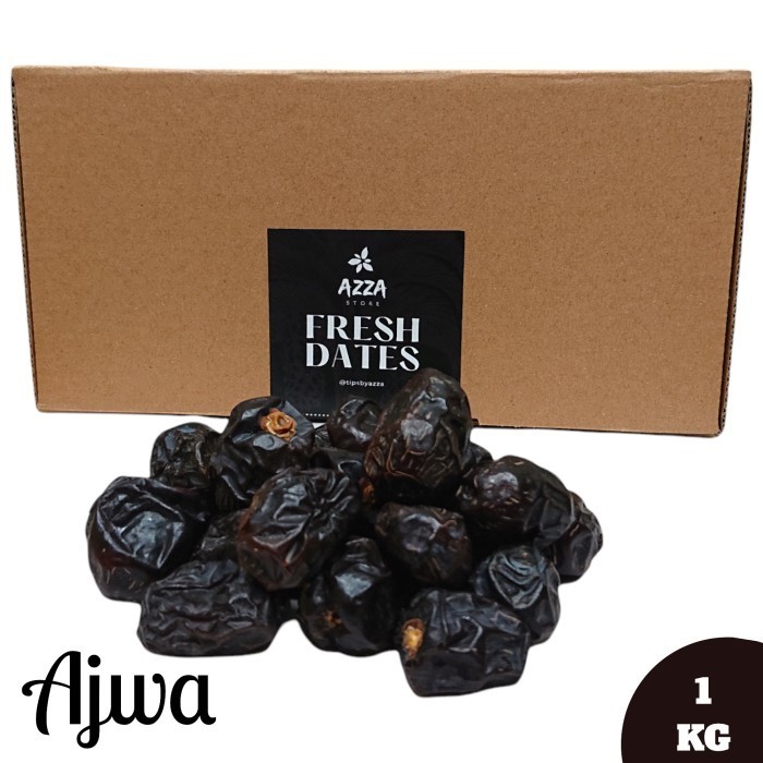 

Kurma Ajwa Kurma Nabi Super Premium Lembut 1 Kg