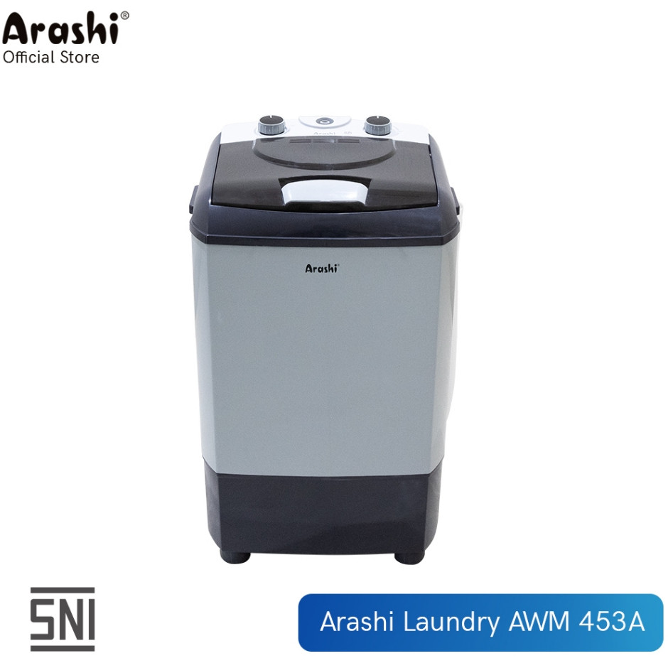Arashi Mesin Cuci 1 Tabung Otomatis - AWM 453A