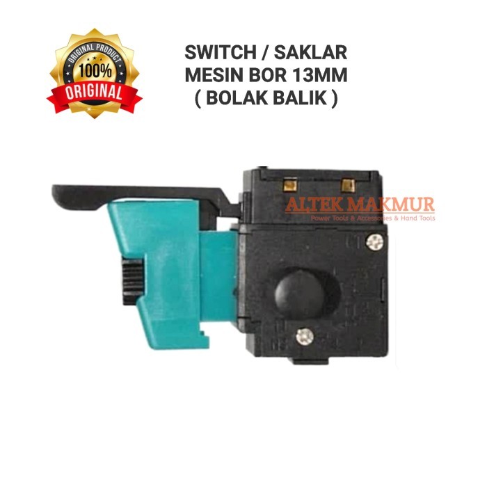 &<&<&<&] Switch Bor Bolak-Balik 13mm Saklar ON-OFF Bor 13 mm Skakel Bor Modern