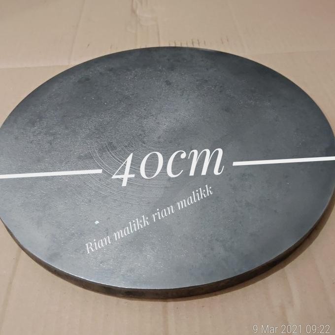cetakan kue crepes ukuran 40 cm bahan besi baja tebel Terlaris