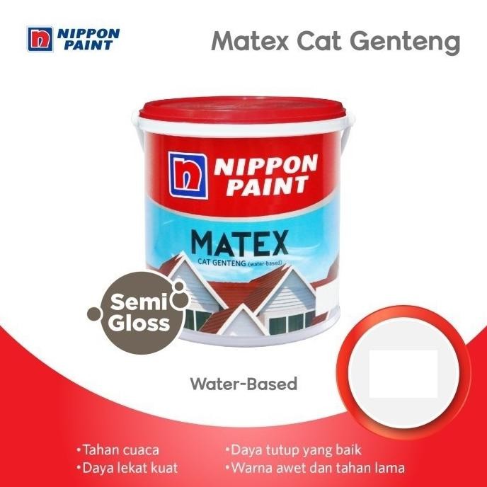 Cat Genteng Nippon Paint Matex (Pail) Original