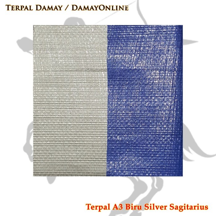 Terpal Rol A3 Biru Silver Korea Sagitarius ( Harga / Rol )