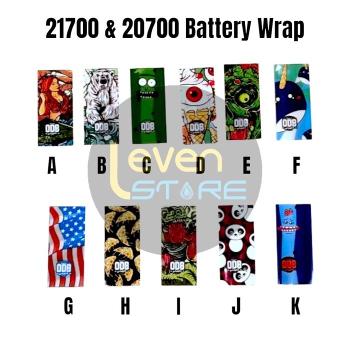 DISKON 21700 BATTERY WRAP BATERE BATRE KODE 810