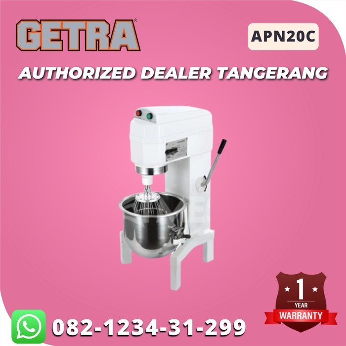 PLANETARY MIXER GETRA APN20C / MIXER ADONAN ROTI KUE 20L