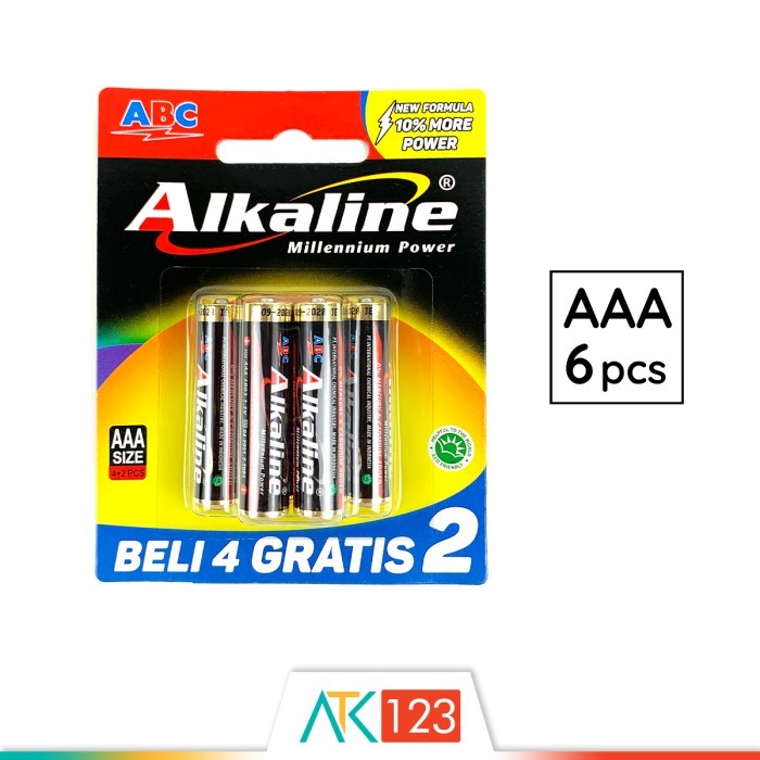 TERBARU BATERAI ALKALINE AAA / A3 / BATTERY ABC ALKALINE LR03/AAA KODE 23