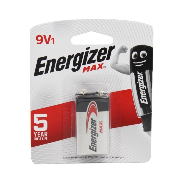 SALE BATERAI ENERGIZER ALKALINE 9V/ BATERAI KOTAK ENERGIZER 9V KODE 280