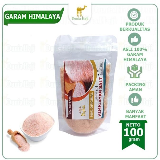 

Garam Himalaya 100 gram / Himalayan Pink Salt Natural the best