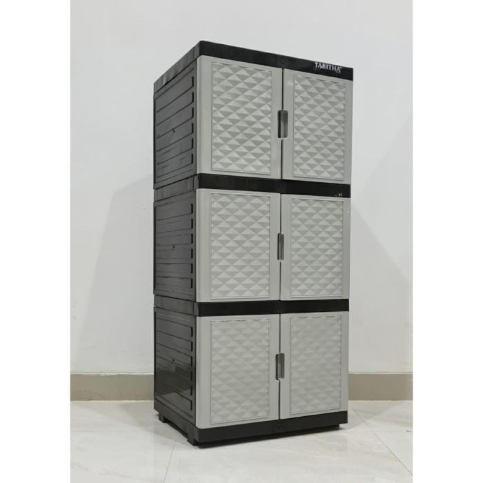 LEMARI PLASTIK TABITHA SUSUN 3,LEMARI PAKAIAN