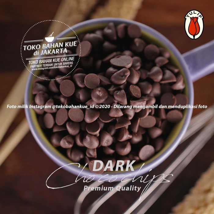 

Tulip Chip Dark Dus 10kg Chocolate Compound Chocochips Cokelat Butir