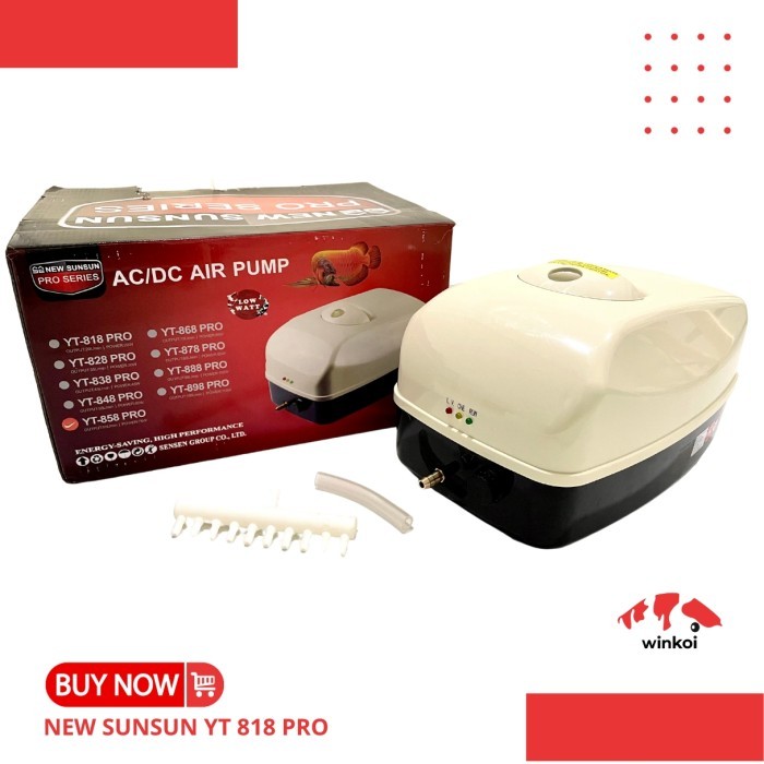 POMPA UDARA SUNSUN YT-858 AC/DC, AIR PUMP YT 858 ACDC, YT858 AC DC ORI