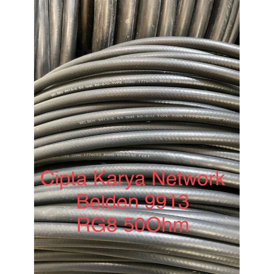 Kabel Belden Rg8 9913 50 Ohm / Belden 9913 Rg 8 50 Ohm Meteran