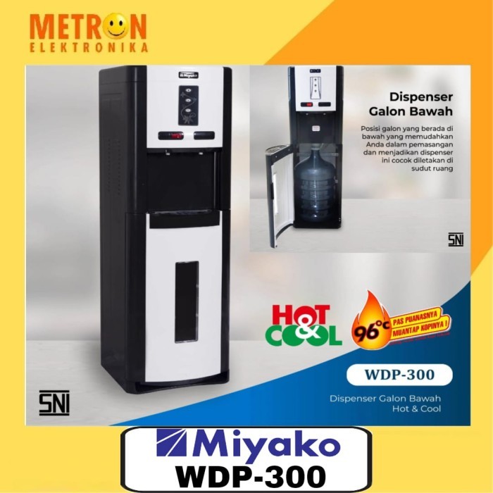 Miyako Wdp-300 H Dispenser / Galon Bawah / Wdp300H