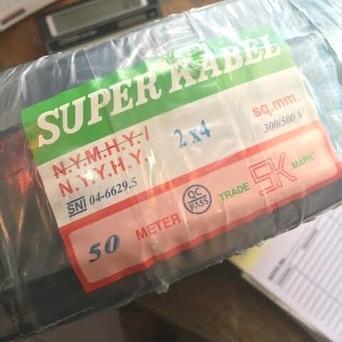 Kabel Listrik Serabut / Nymhy Nyyhy 2X4 Mm/