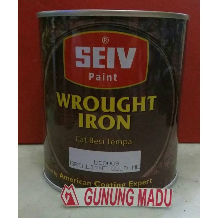 CAT BESI TEMPA KAYU SEIV EMAS 1 LITER / BRILLIANT GOLD