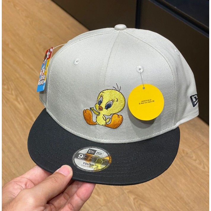 TOPI ANAK NEW ERA KIDS 9FIFTY LOONEY TUNES TWEETY IVORY SNAPBACK READY YAA