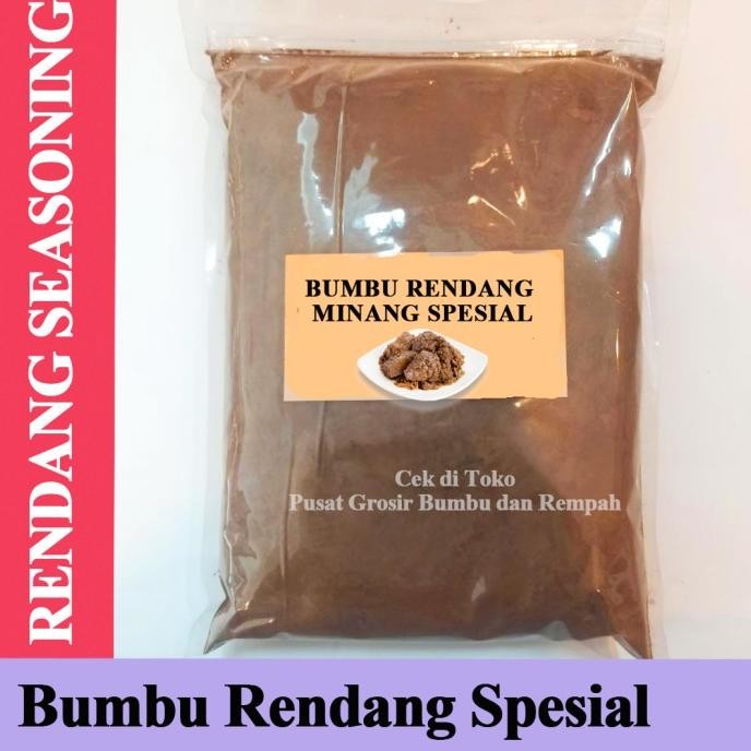 

Bumbu Rendang Kemasan 250 gr / Special Rendang Seasoning Bumbu Rendang GTM