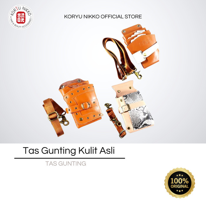 TERLARIS Koryu Nikko PROMO Tas Gunting Kulit Asli Original - KA 4/5/6